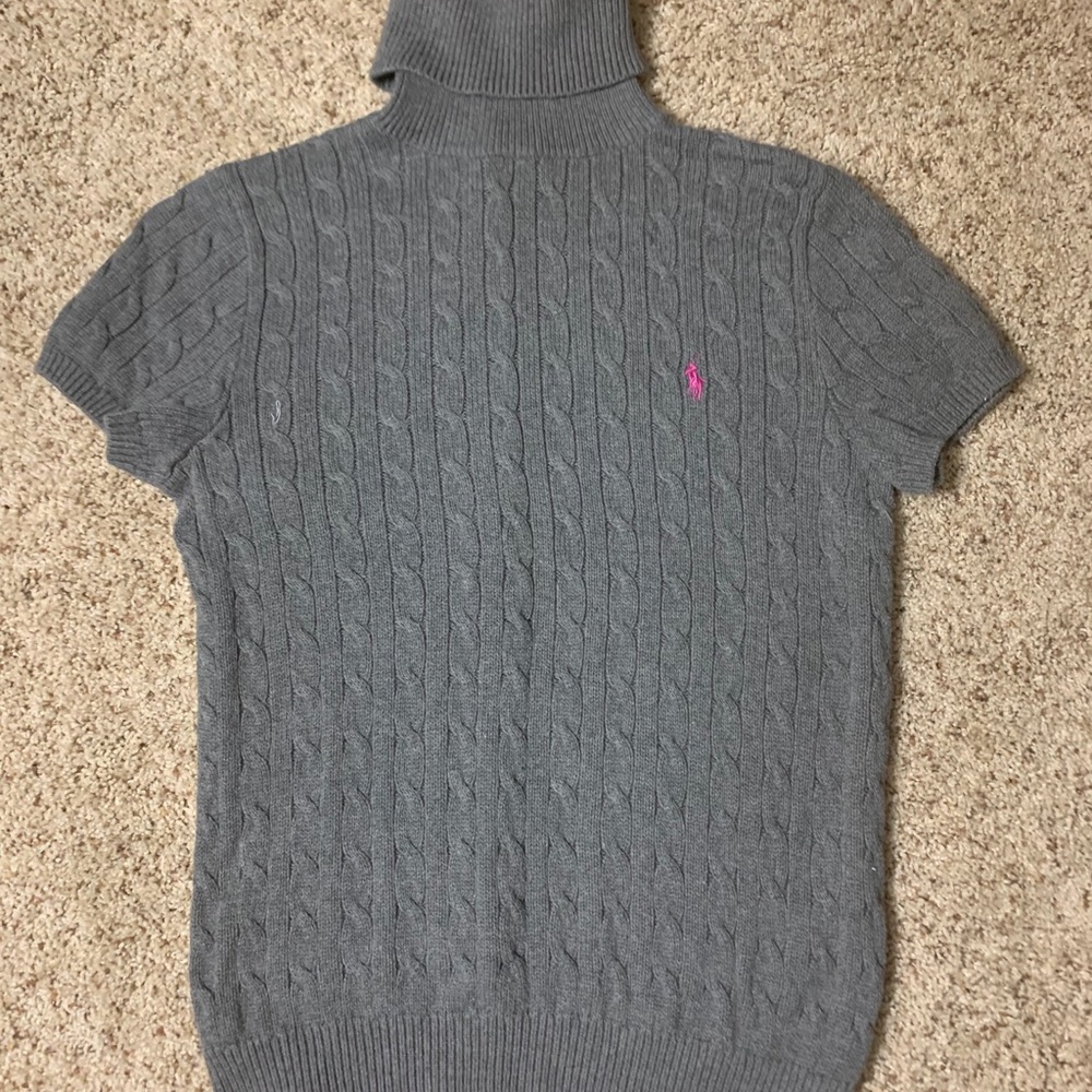 Ralph Lauren Cable Knit Short Sleeve Sweater